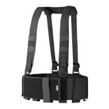 AMOMAX VEST CHEST 9 POUCH LOW PROFILE RIG BLACK
