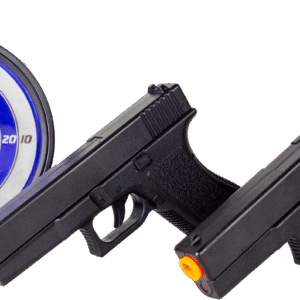 PISTOLA AIRSOFT VIGOR KIT ALVO GEL + V307(2 UN) MOLA 6MM
